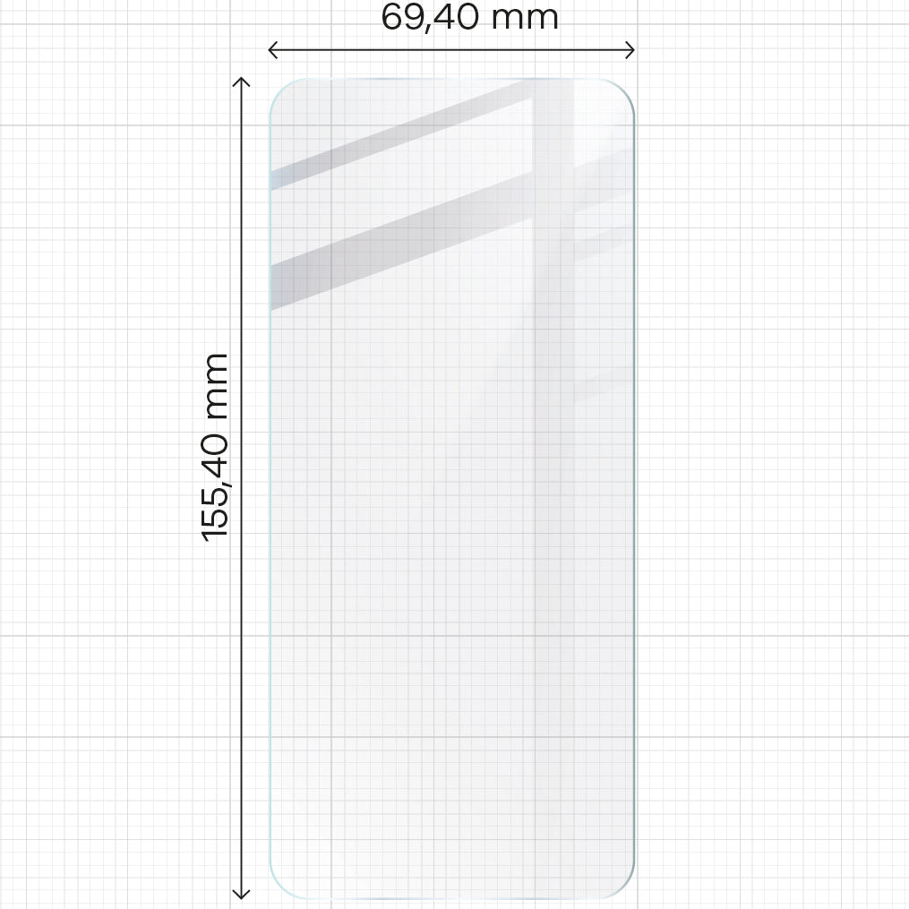 Gehärtetes Glas - 3 Stück + Kameraschutz für Xiaomi Poco X6 Pro, Bizon Glass Clear Pack