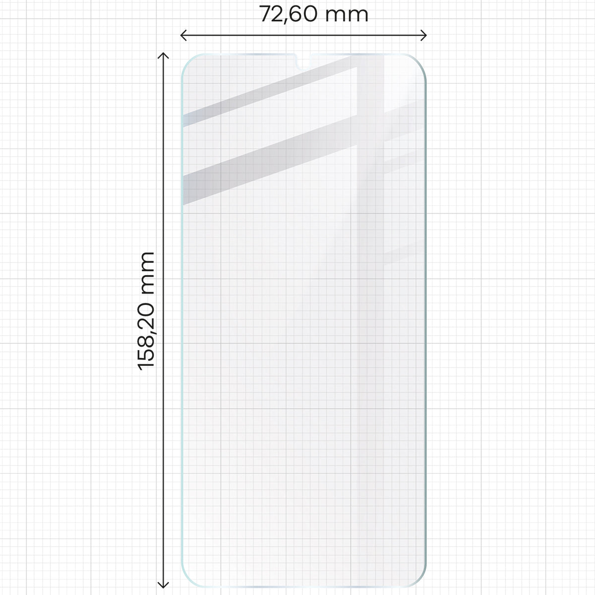 Gehärtetes Glas - 3 Stück + Kameraschutz für Galaxy A16 4G/5G, Bizon Glass Clear Pack