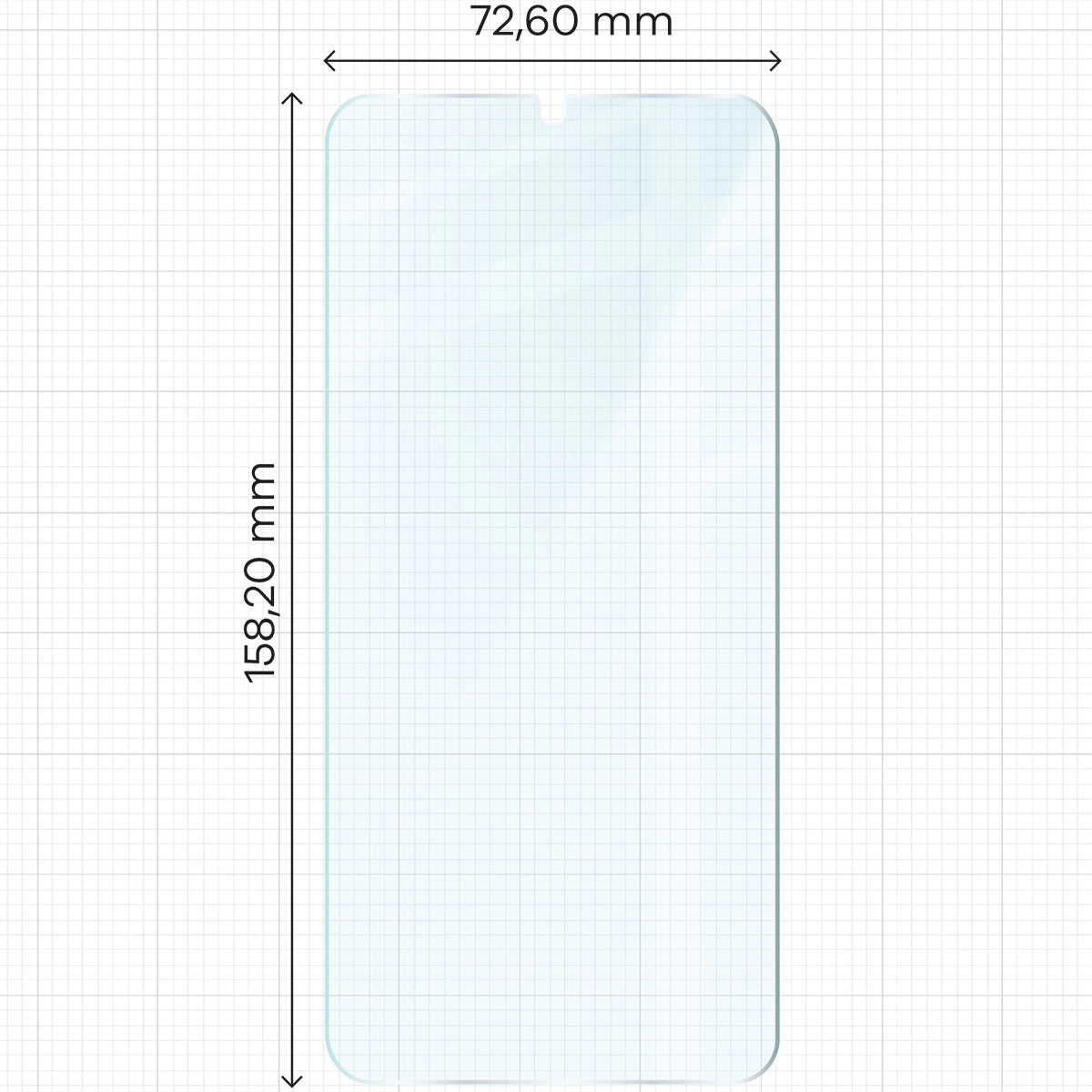 Gehärtetes Glas - 3 Stück + Kameraschutz für Samsung Galaxy A26 5G, Bizon Glass Clear Pack