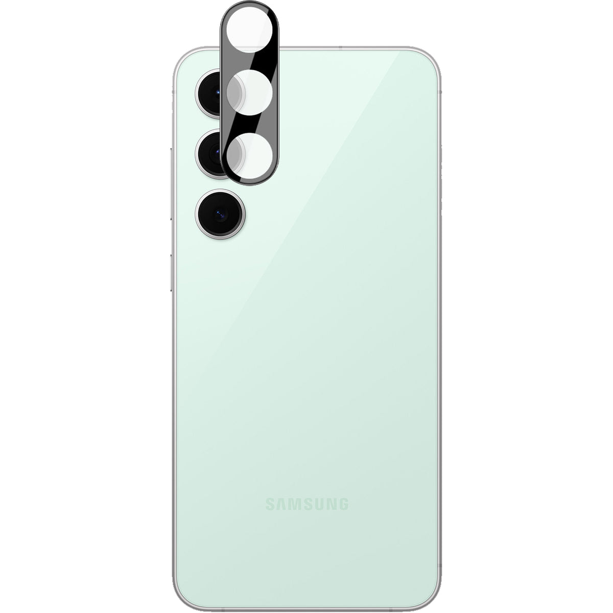 Gehärtetes Glas - 3 Stück + Kameraschutz für Galaxy S24 FE, Bizon Glass Clear Pack