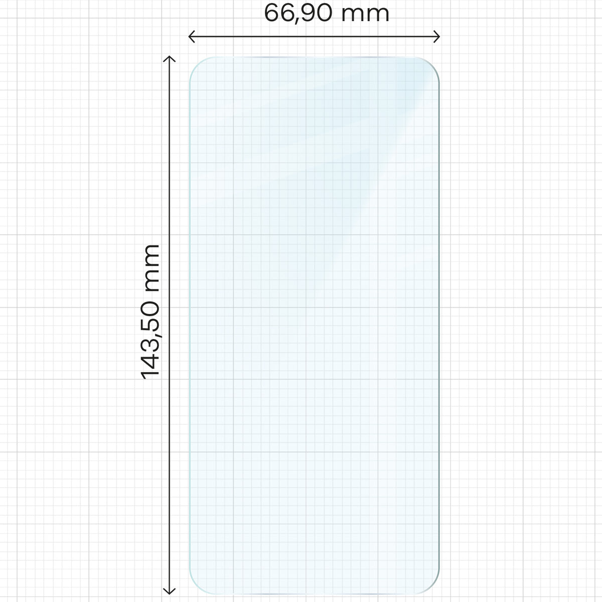 Gehärtetes Glas - 3 Stück + Kameraschutz für Galaxy S25, Bizon Glass Clear Pack