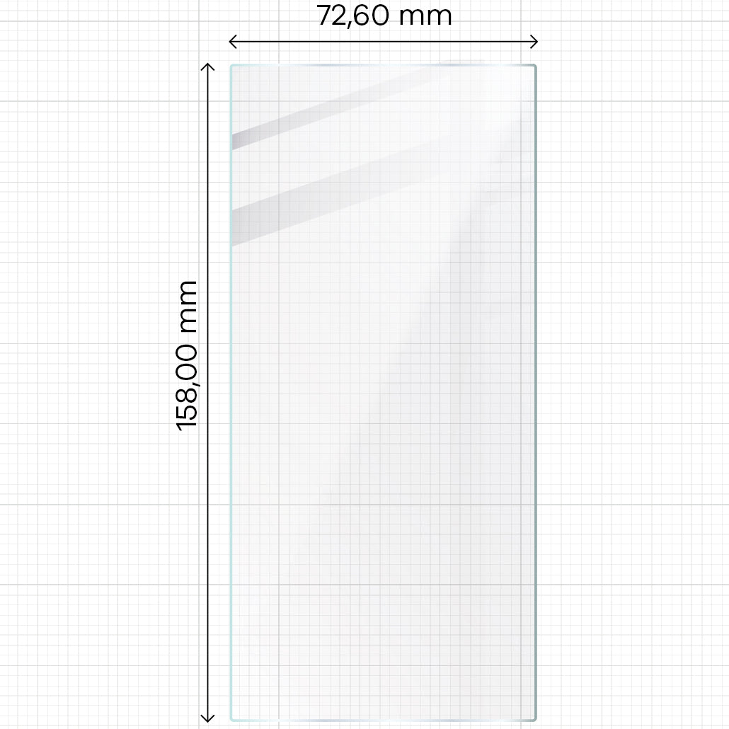 Gehärtetes Glas - 3 Stück + Kameraschutz für Galaxy S24 Ultra, Bizon Glass Clear Pack