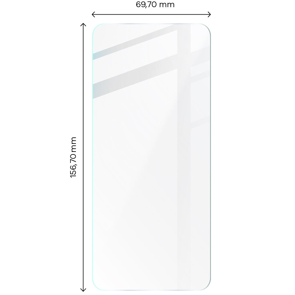 Gehärtetes Glas für Xiaomi Redmi Note 11 Pro, Bizon Glass Clear