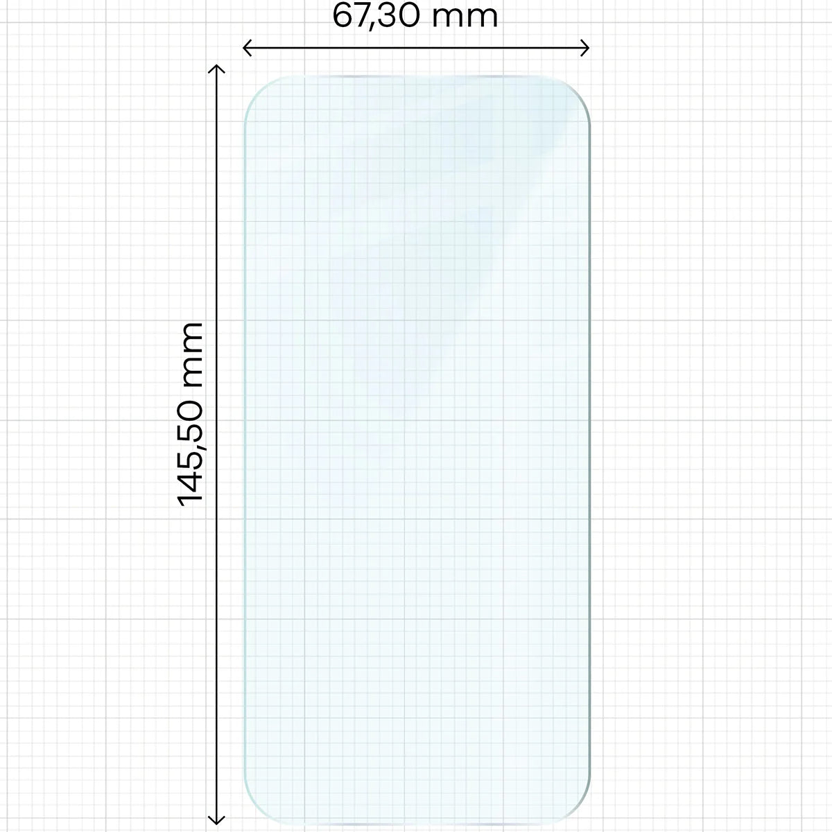 Gehärtetes Glas für iPhone 18 Pro / 17 / 17 Pro / 16 Pro, Bizon Glass Clear Duo, 2 Stück