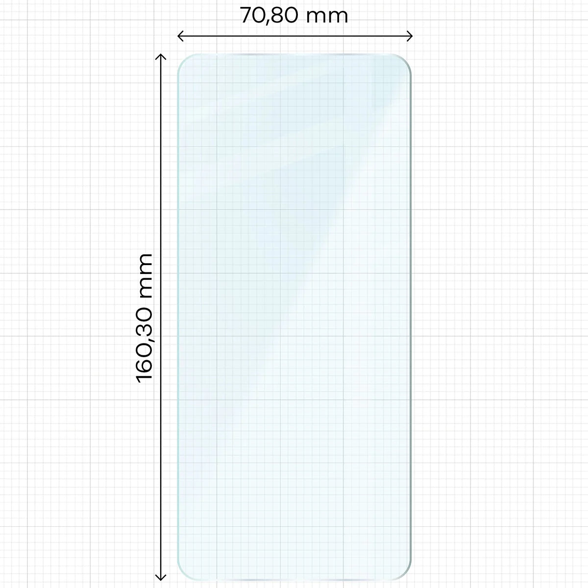 Gehärtetes Glas für Motorola Moto G57 Power / G67 Power, Bizon Glass Clear Duo, 2 Stück