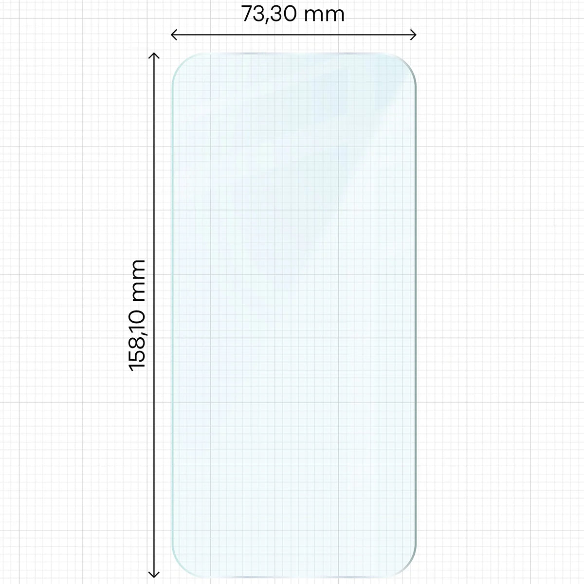 Gehärtetes Glas für Realme GT 8 / 8 Pro, Bizon Glass Clear Duo, 2 Stück