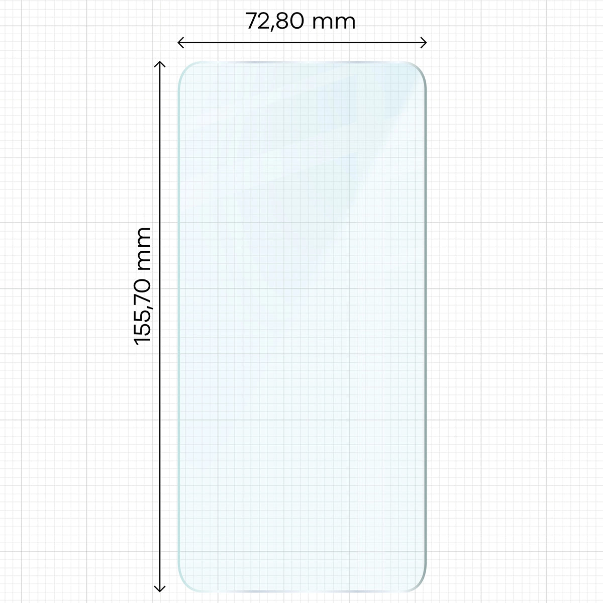 Gehärtetes Glas für Galaxy A34 5G, Bizon Glass Clear Duo, 2 Stück