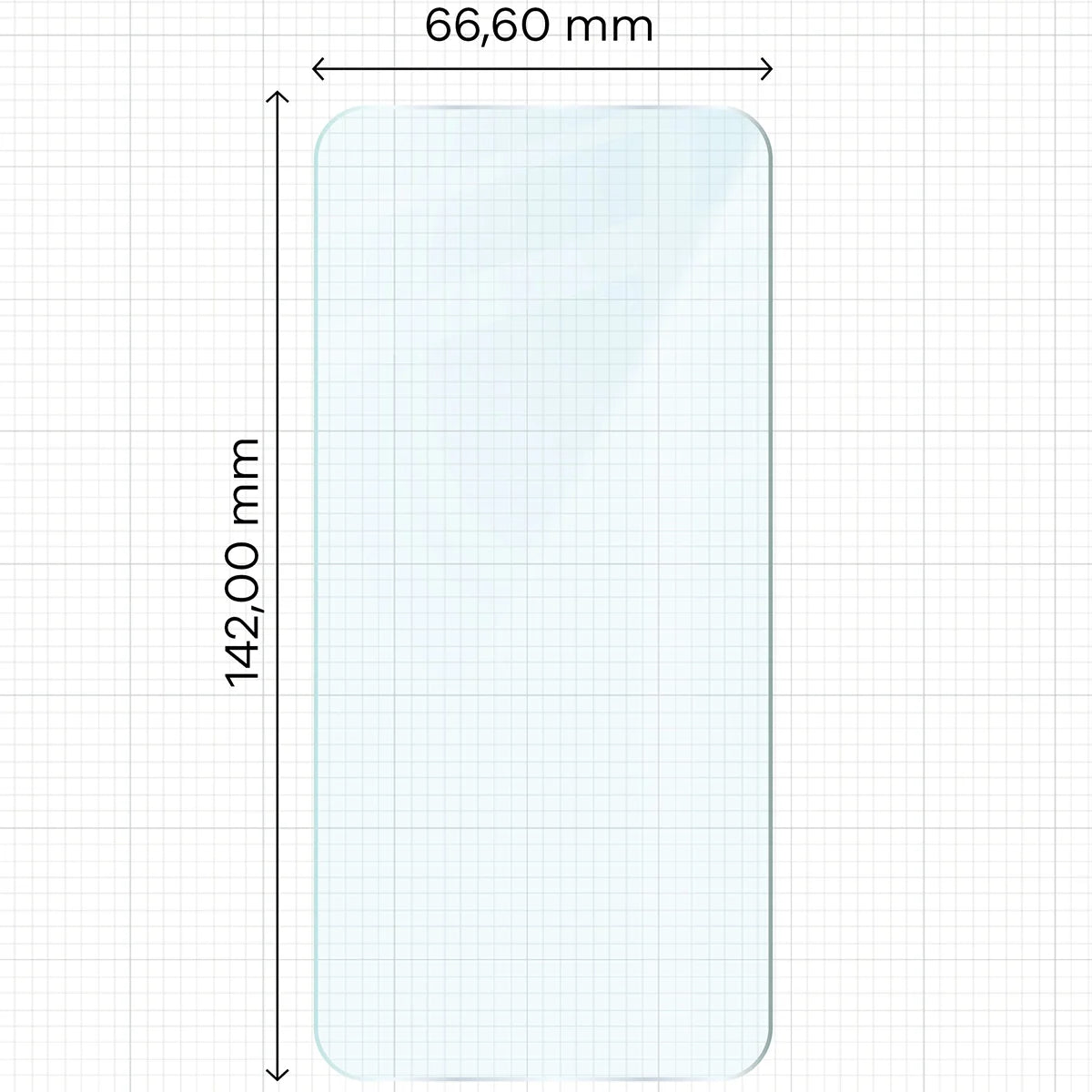 Gehärtetes Glas für Galaxy S23, Bizon Glass Clear Duo, 2 Stück