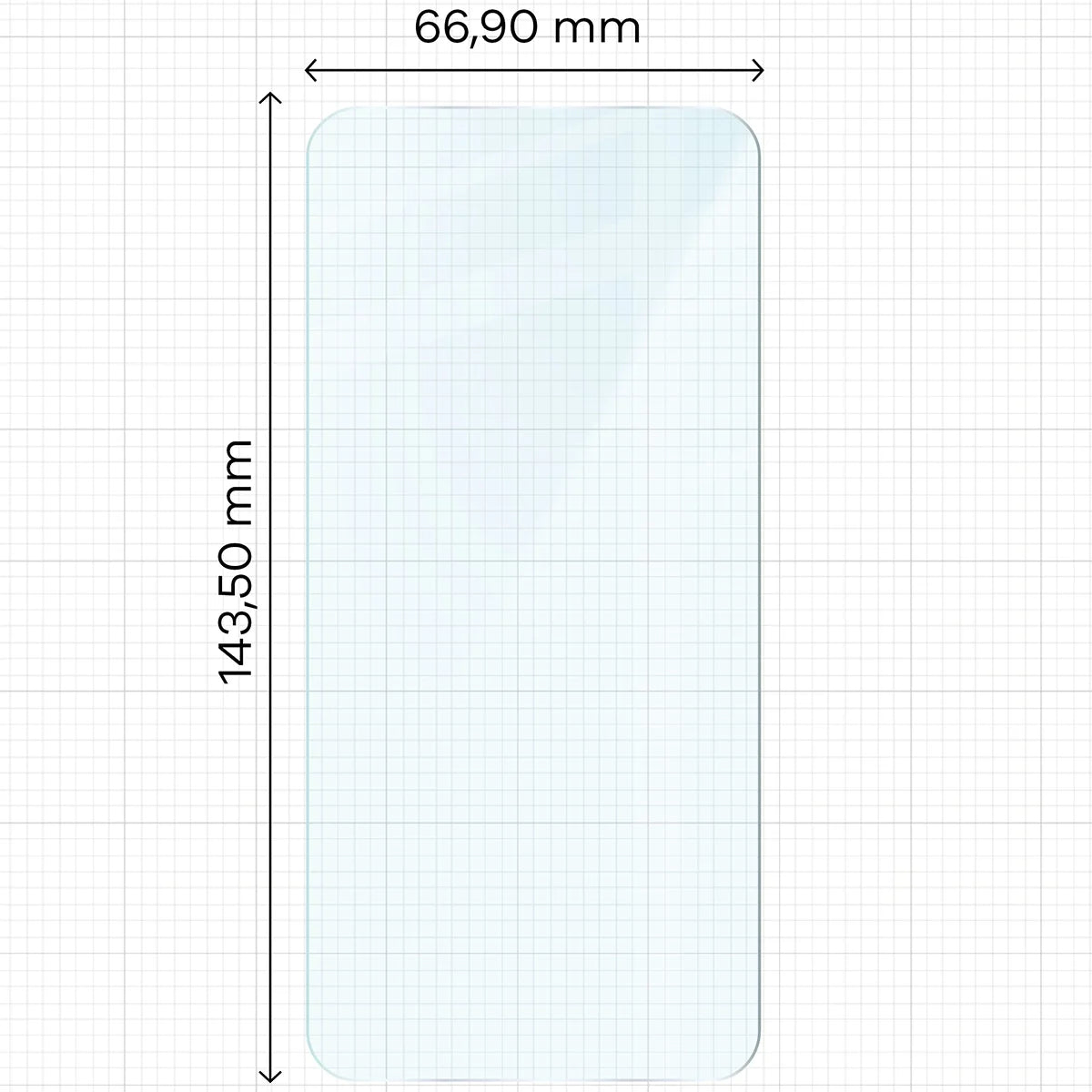 Gehärtetes Glas für Galaxy S25 / S24, Bizon Glass Clear Duo, 2 Stück