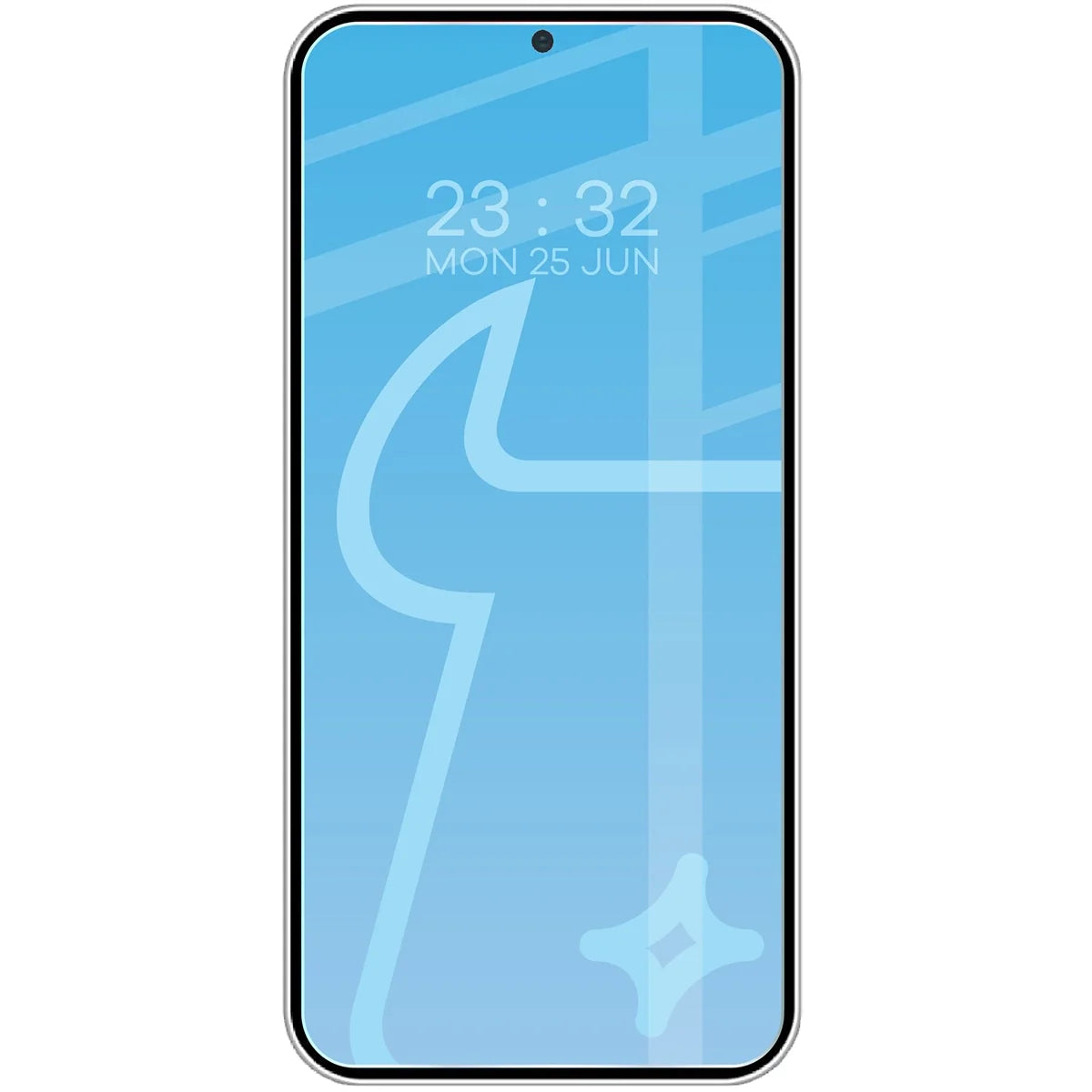 Gehärtetes Glas für Galaxy S25 / S24, Bizon Glass Clear Duo, 2 Stück