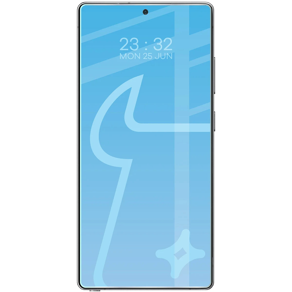 Gehärtetes Glas für Galaxy S25 Ultra, Bizon Glass Clear Duo, 2 Stück