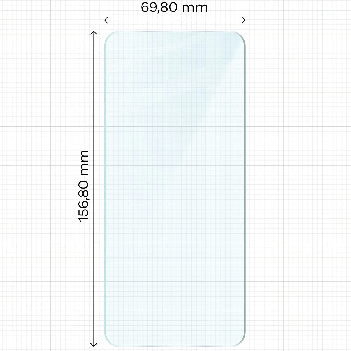Gehärtetes Glas für Xiaomi 13T Pro / 13T, Bizon Glass Clear Duo, 2 Stück