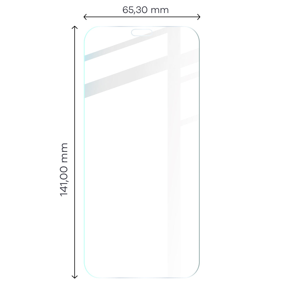 Gehärtetes Glas - 3 Stück + Kameraschutz für iPhone 11, Bizon Glass Clear Pack