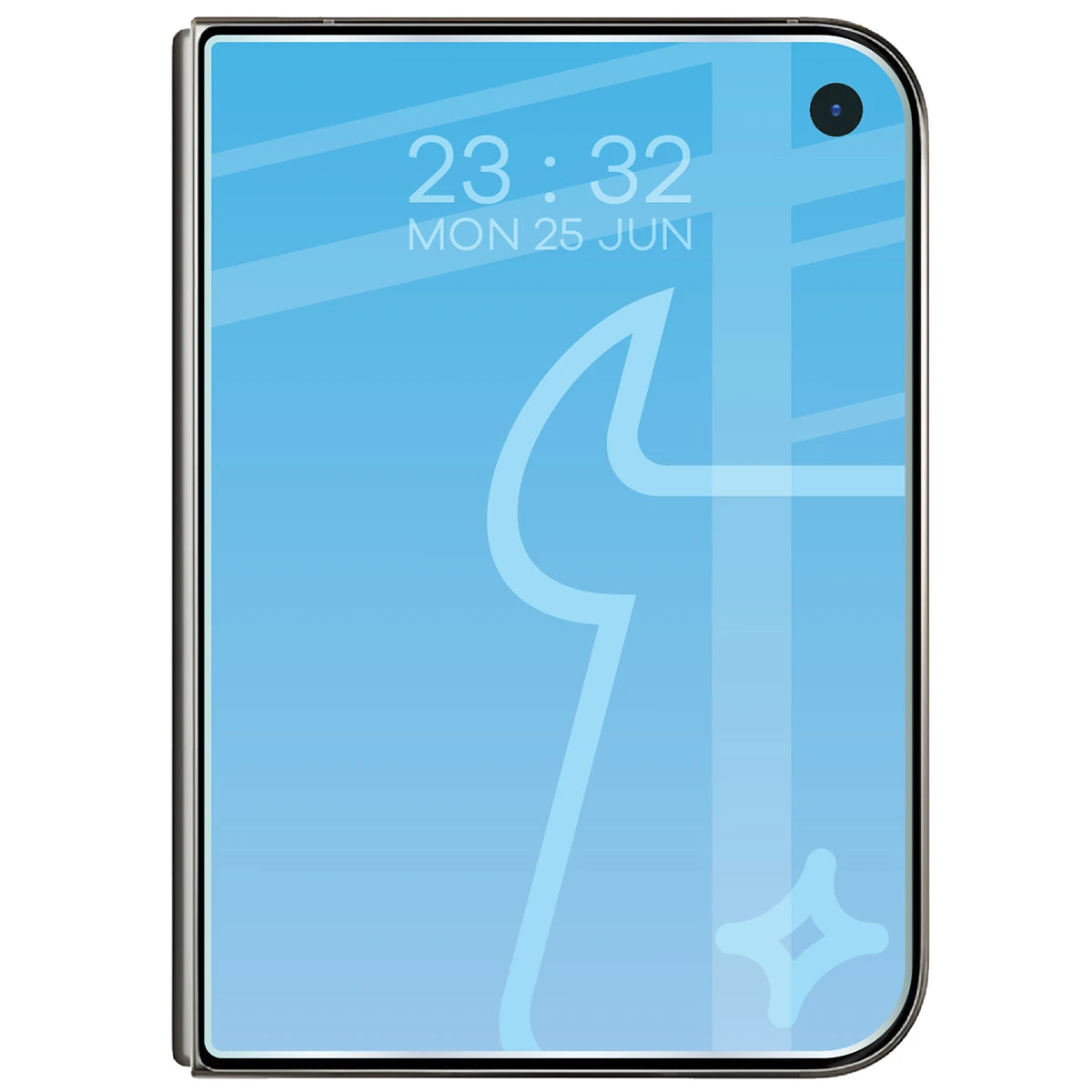 Gehärtetes Glas für iPhone Duo, Bizon Glass Clear Duo, 2 Stück (3/4)