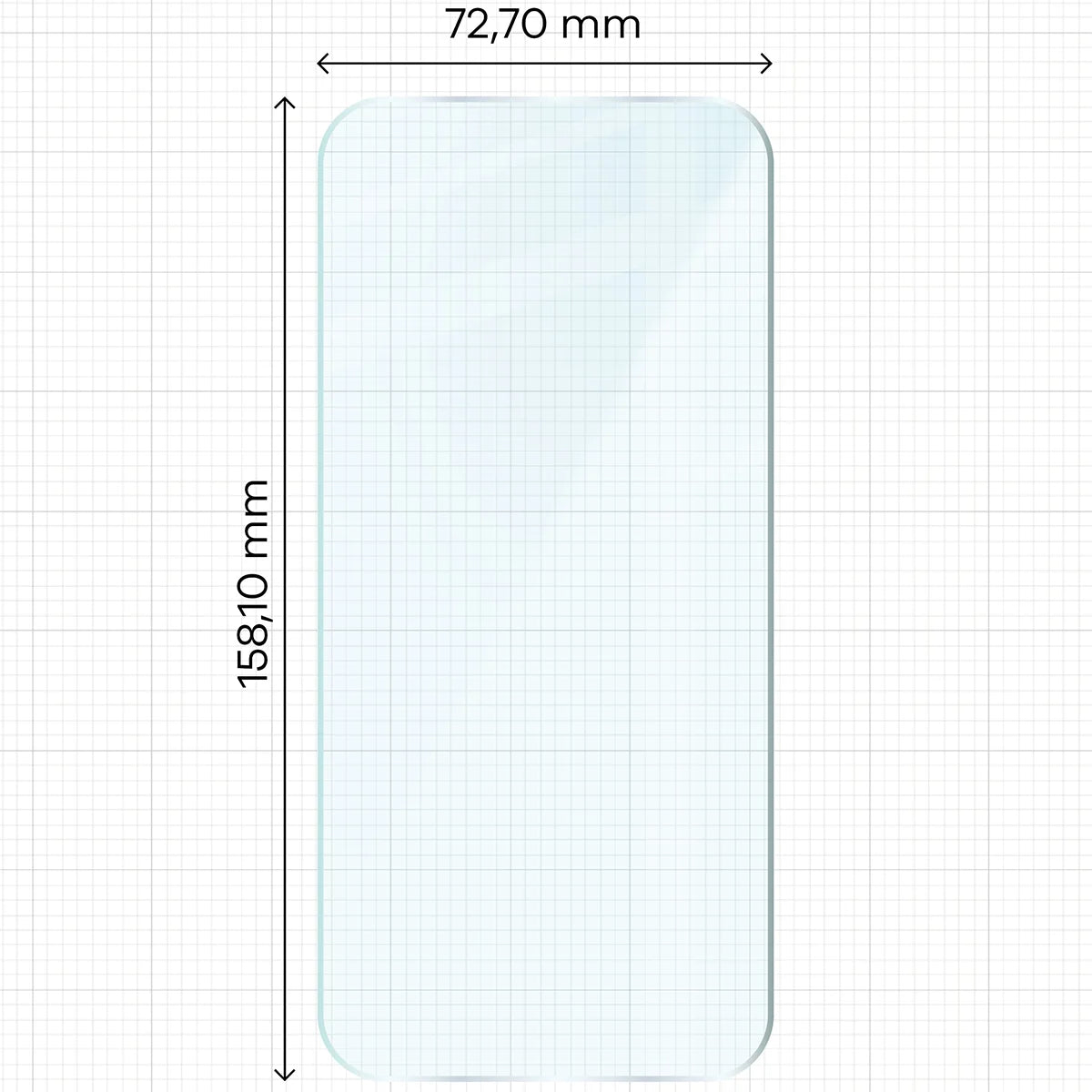 Gehärtetes Glas für Motorola Moto G67 5G / G77 5G / G87 5G, Bizon Glass Clear Duo, 2 Stück