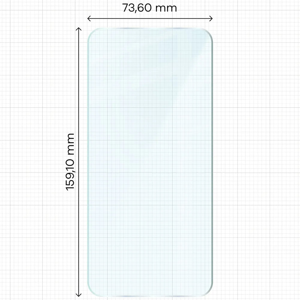 Gehärtetes Glas für Xiaomi Redmi Note 17 Pro 5G / Pro Max 5G, Bizon Glass Clear Duo, 2 Stück (2/4)