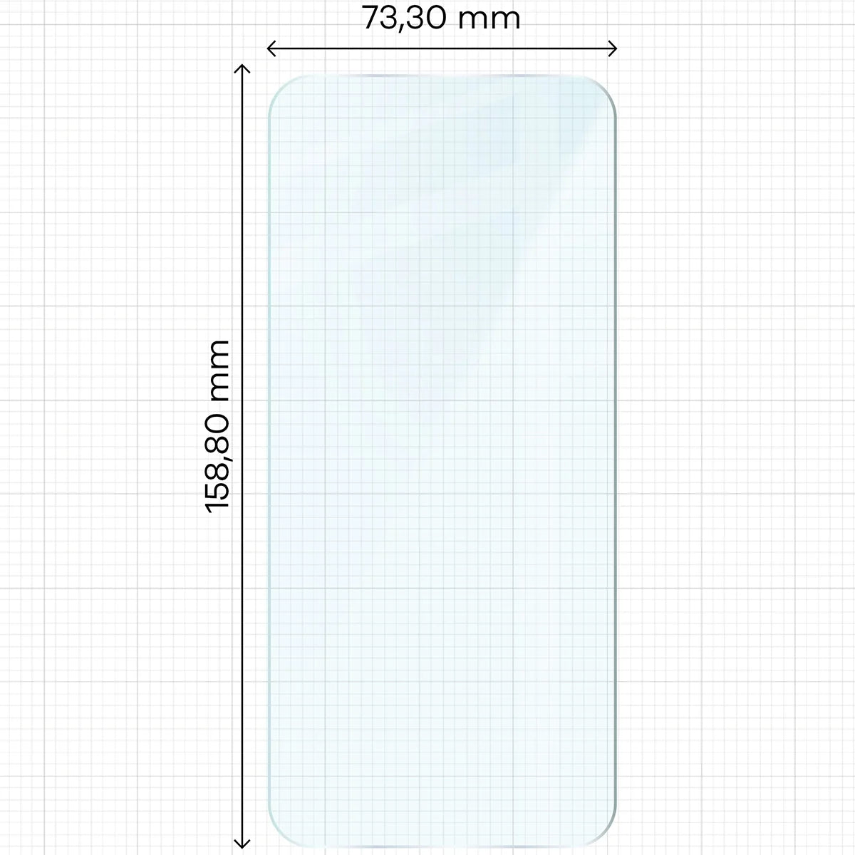 Gehärtetes Glas - 3 Stück + Kameraschutz für iPhone 17 Pro Max, Bizon Glass Clear Pack