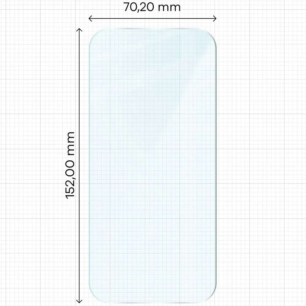 Gehärtetes Glas - 3 Stück + Kameraschutz für HONOR 600 Pro 5G, Bizon Glass Clear Pack (2/6)