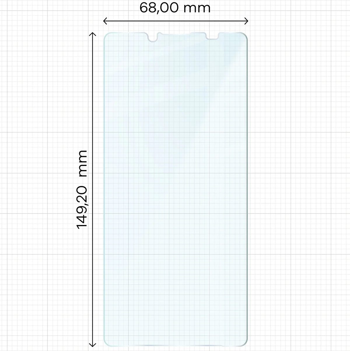 Gehärtetes Glas - 3 Stück + Kameraschutz für Sony Xperia 10 VII, Bizon Glass Clear Pack