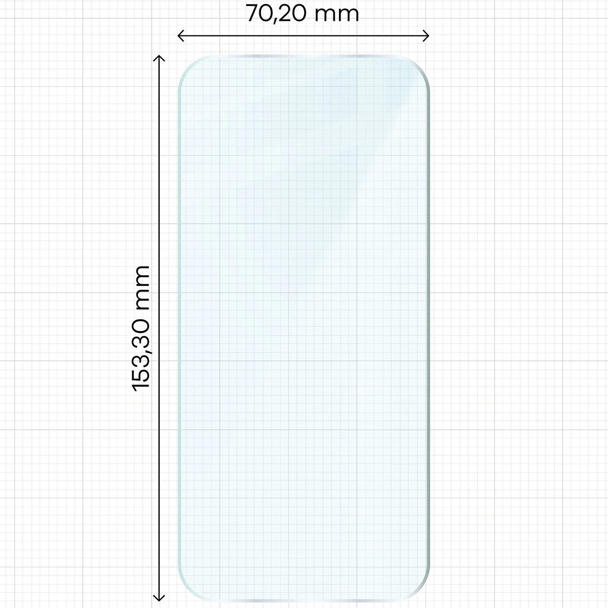 Gehärtetes Glas - 3 Stück + Kameraschutz für Vivo V70 5G, Bizon Glass Clear Pack
