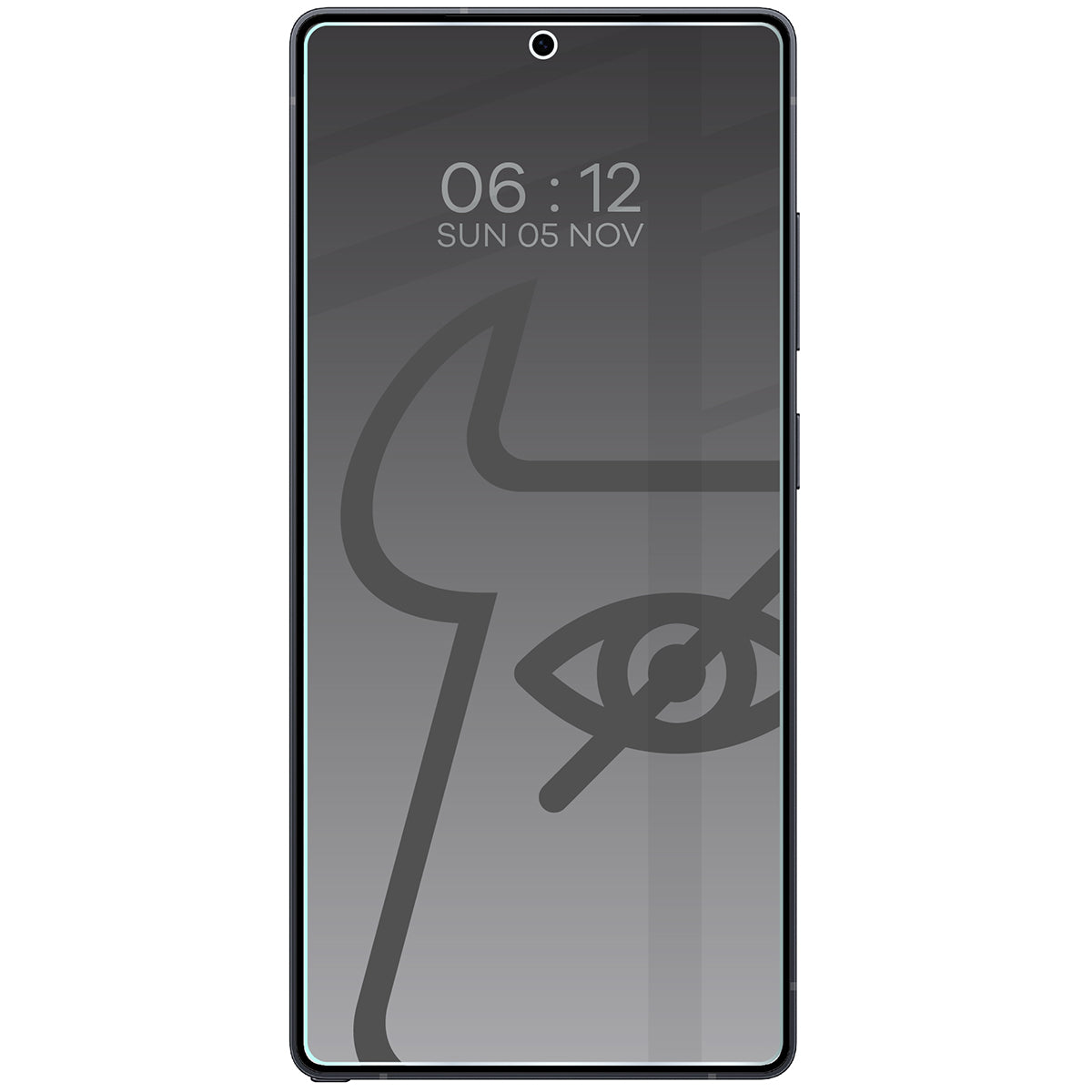 Gehärtetes Glas mit Privatschutzfilter für Galaxy S25 Ultra, Bizon Glass Clear Shadow, getönt
