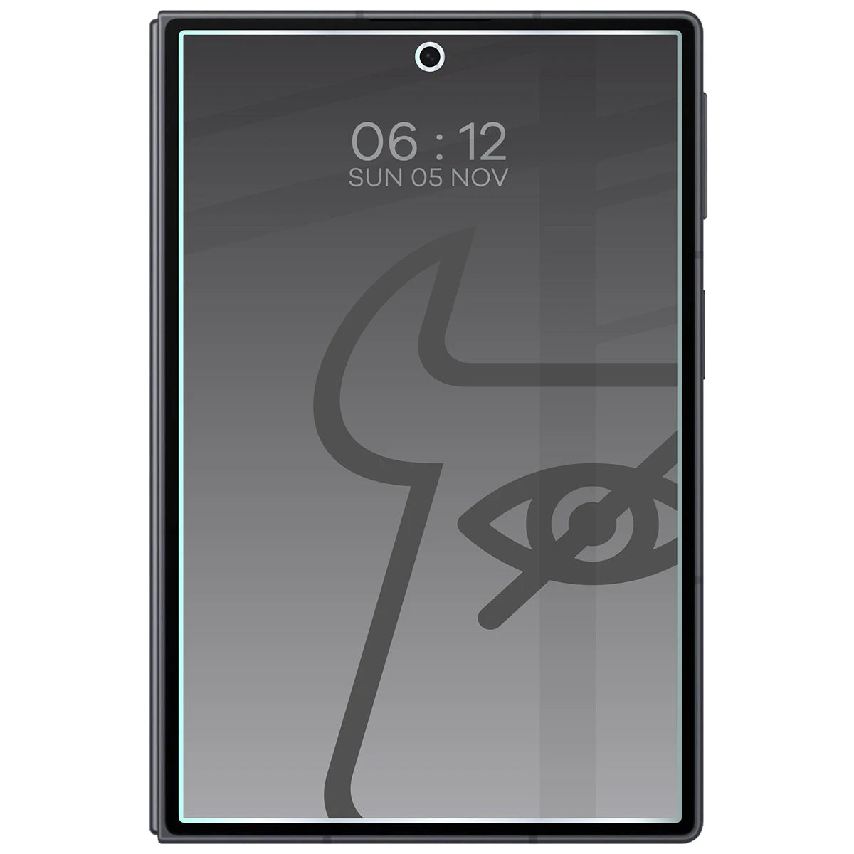 Gehärtetes Glas mit Privatschutzfilter für Galaxy Z Fold8, Bizon Glass Clear Shadow, (3/4)