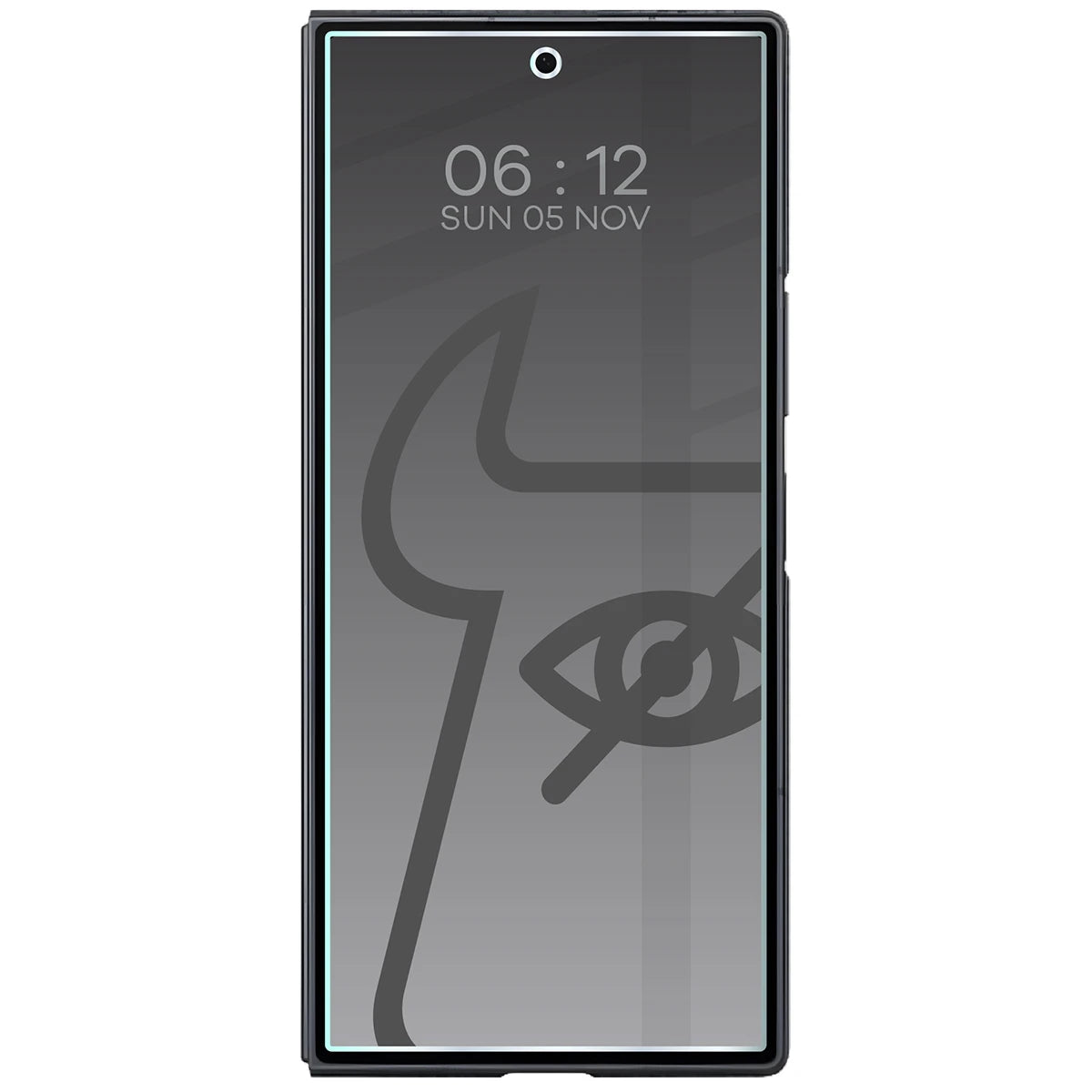 Gehärtetes Glas mit Privatschutzfilter für Galaxy Z Fold8 Ultra, Bizon Glass Clear Shadow, getönt (3/4)