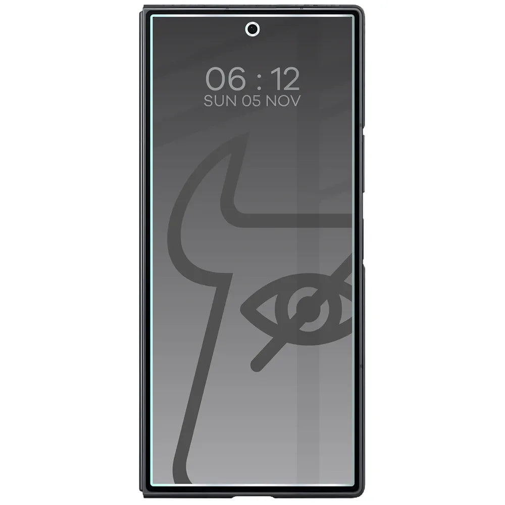 Gehärtetes Glas mit Privatschutzfilter für Galaxy Z Fold8 Ultra, Bizon Glass Clear Shadow Duo, getönt, 2 Stück (3/4)