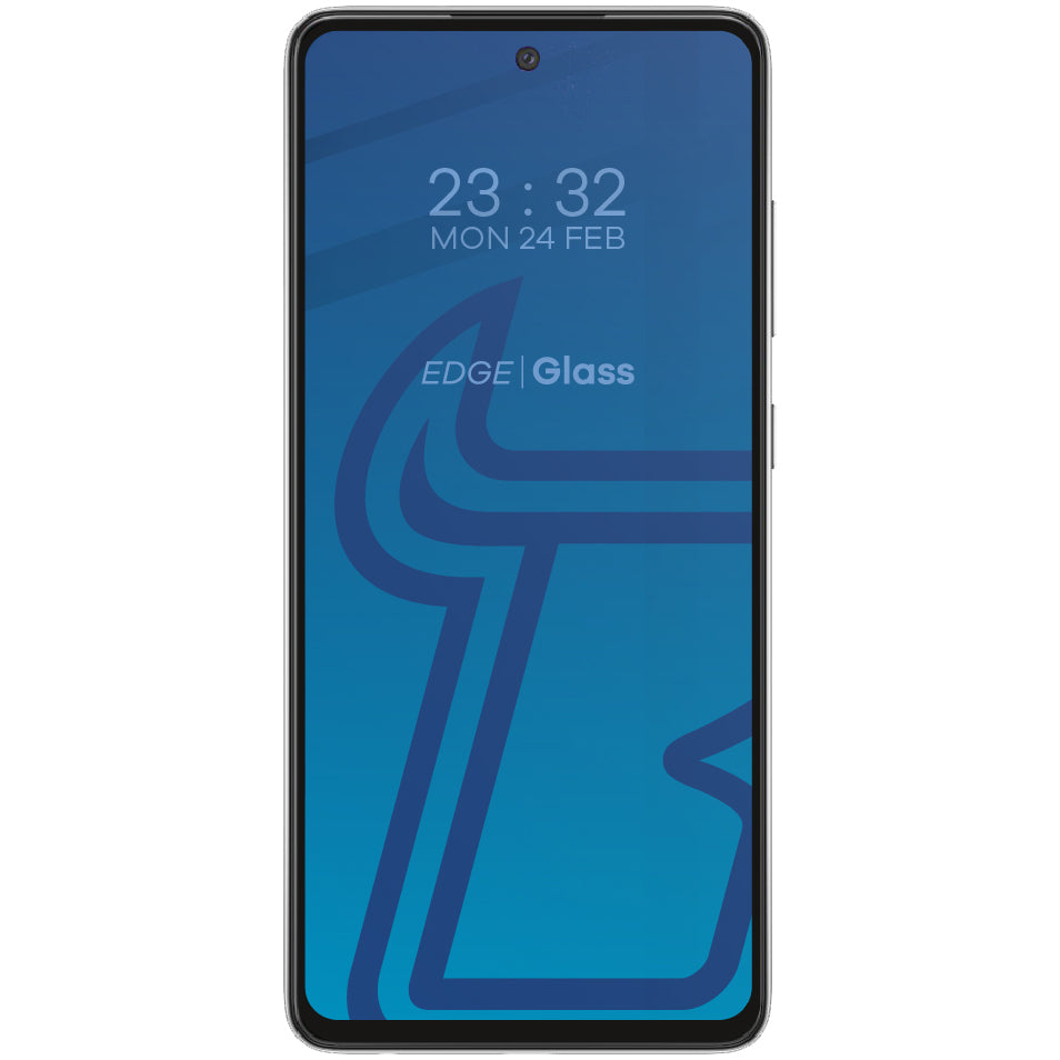 Gehärtetes Glas Bizon Glass Edge für Galaxy A52s 5G, A52 4G/5G, Schwarz