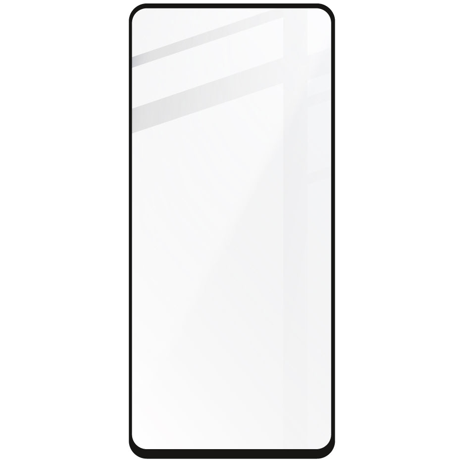 Gehärtetes Glas Bizon Glass Edge für Galaxy A52s 5G, A52 4G/5G, Schwarz