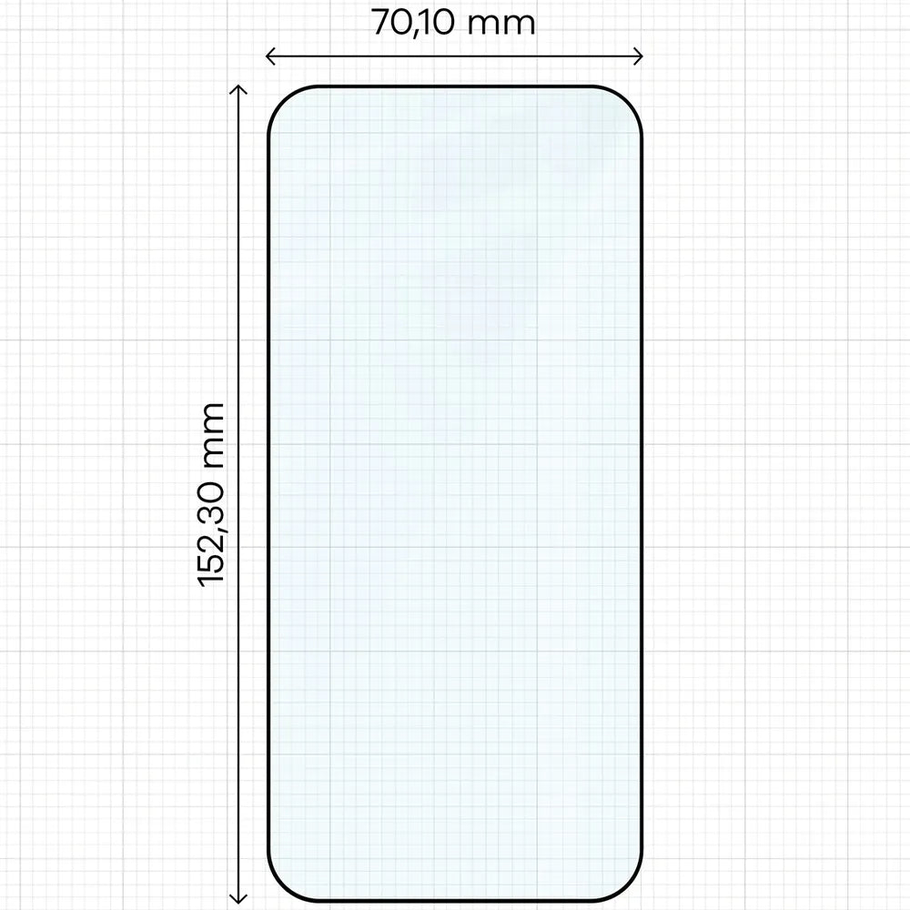 Gehärtetes Glas für OPPO Find X10, Bizon Glass Edge, Schwarzer Rahmen (2/4)