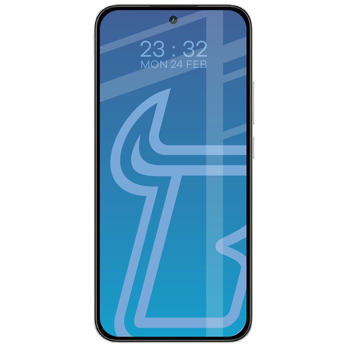 Gehärtetes Glas für Realme 16 5G, Bizon Glass Edge, Schwarzer Rahmen