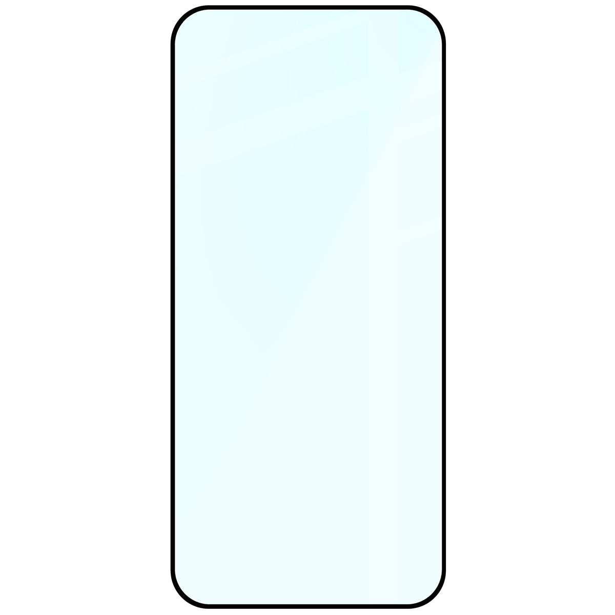 Gehärtetes Glas für Realme 16 5G, Bizon Glass Edge, Schwarzer Rahmen