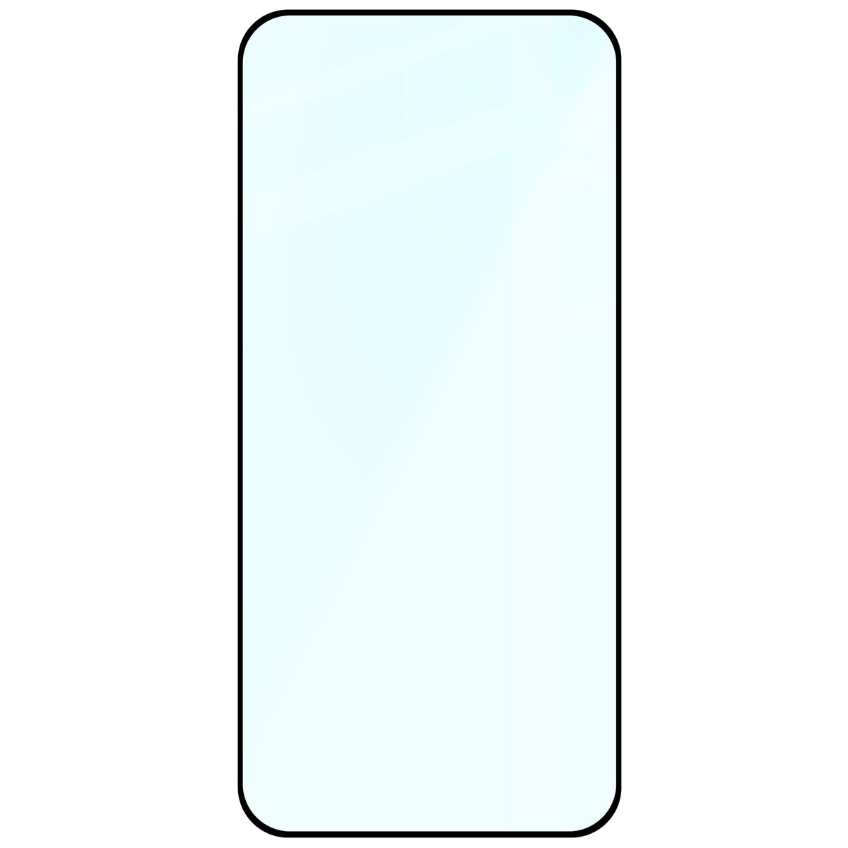 Gehärtetes Glas für Vivo X300 FE, Bizon Glass Edge, Schwarzer Rahmen