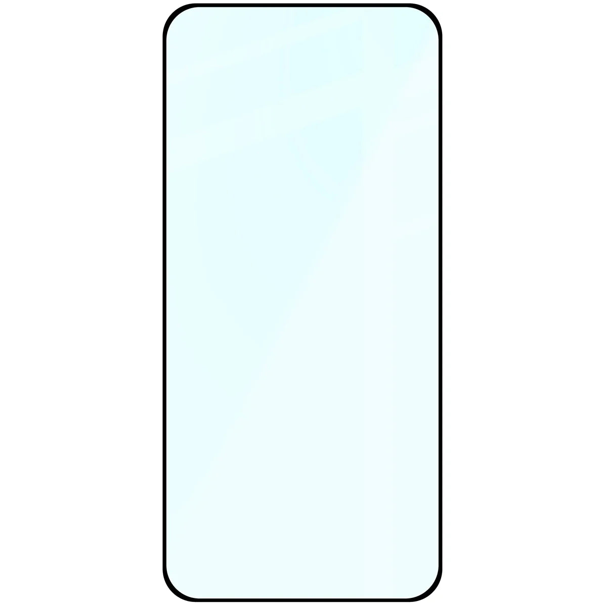Gehärtetes Glas für Xiaomi POCO F7, Bizon Glass Edge, Schwarzer Rahmen