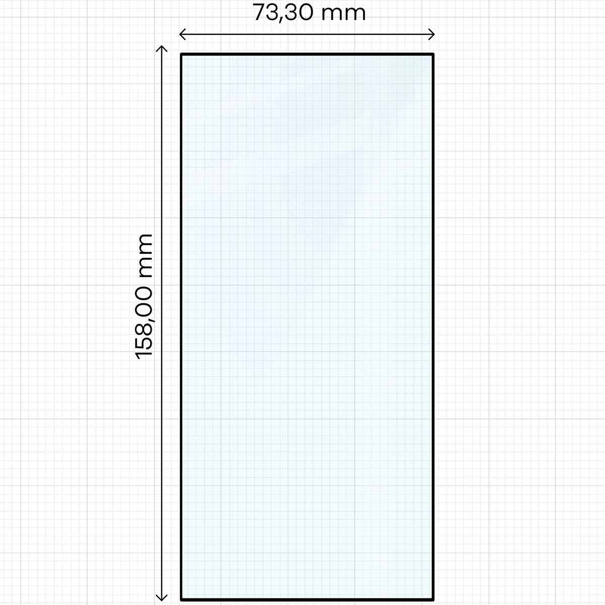 Gehärtetes Glas für Galaxy S24 Ultra, Bizon Glass Edge, schwarz