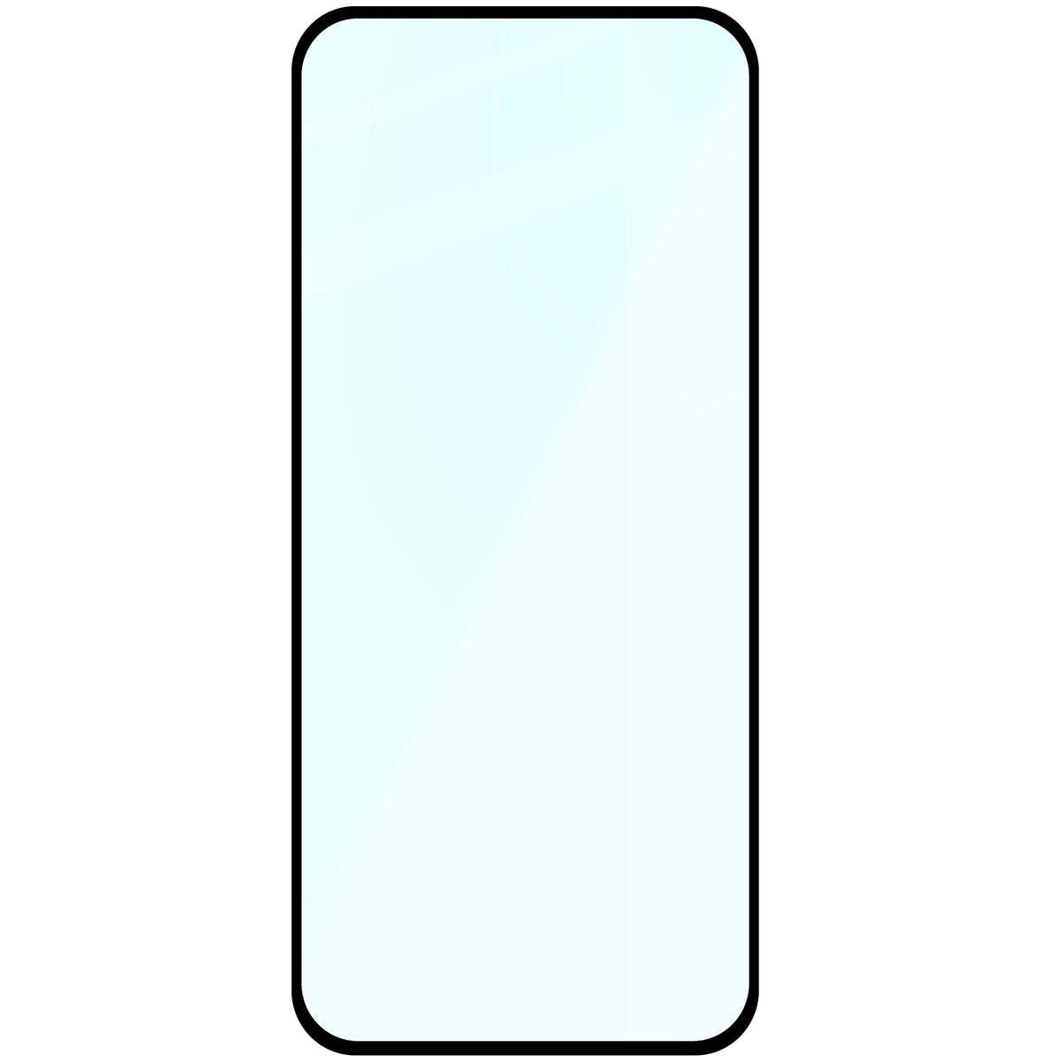 Gehärtetes Glas für Honor 400 Lite, Bizon Glass Edge, Schwarzer Rahmen