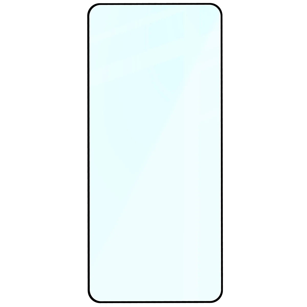 Gehärtetes Glas für Nothing Phone (3), Bizon Glass Edge, Schwarzer Rahmen