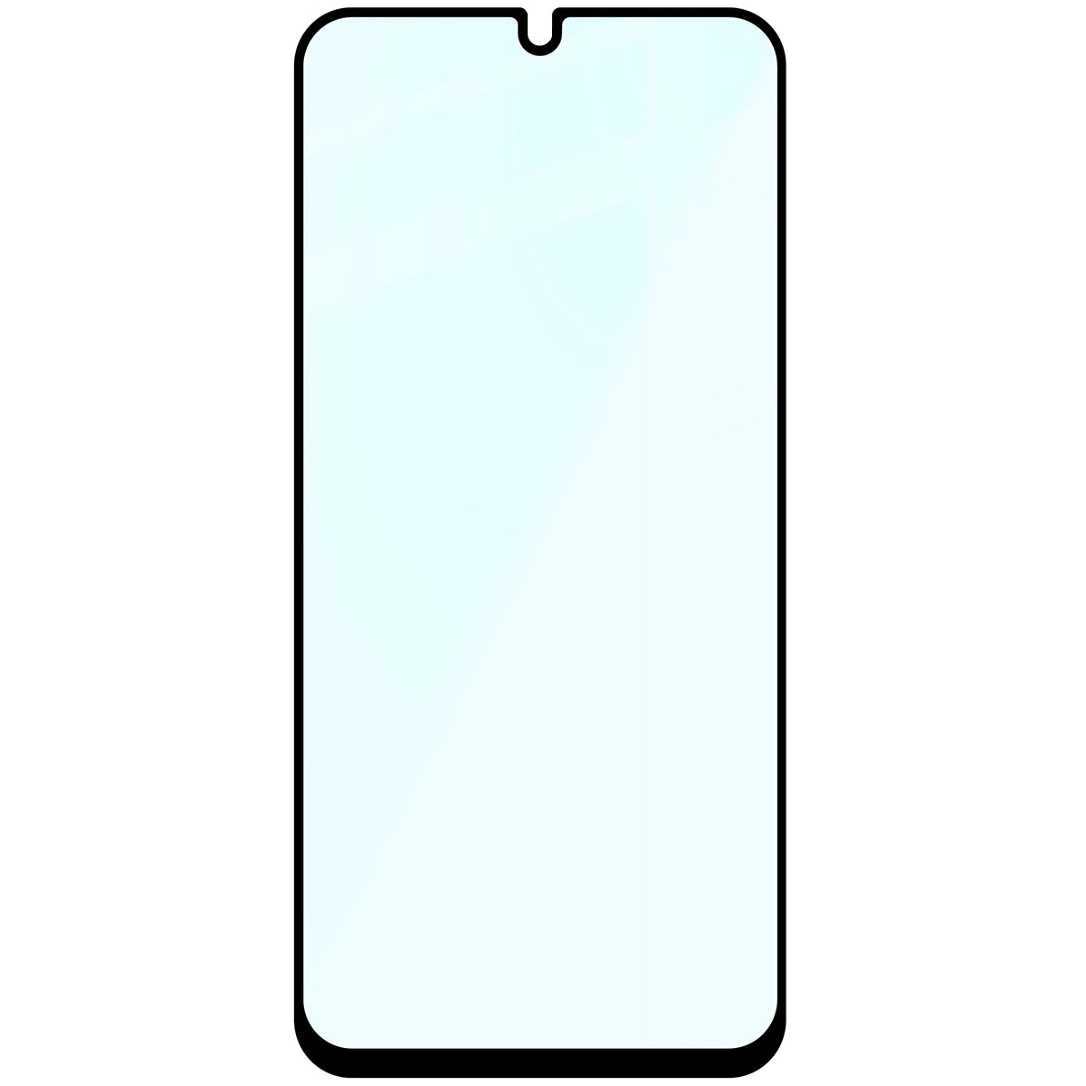 Gehärtetes Glas für Galaxy A16 / A17 5G / A18 4G/5G / A26 5G, Bizon Glass Edge, Schwarzer Rahmen