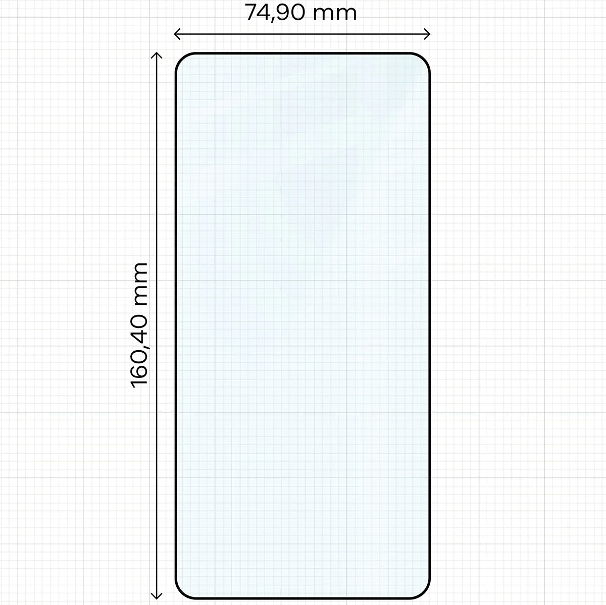 Gehärtetes Glas für Galaxy S26 Ultra, Bizon Glass Edge, Schwarzer Rahmen