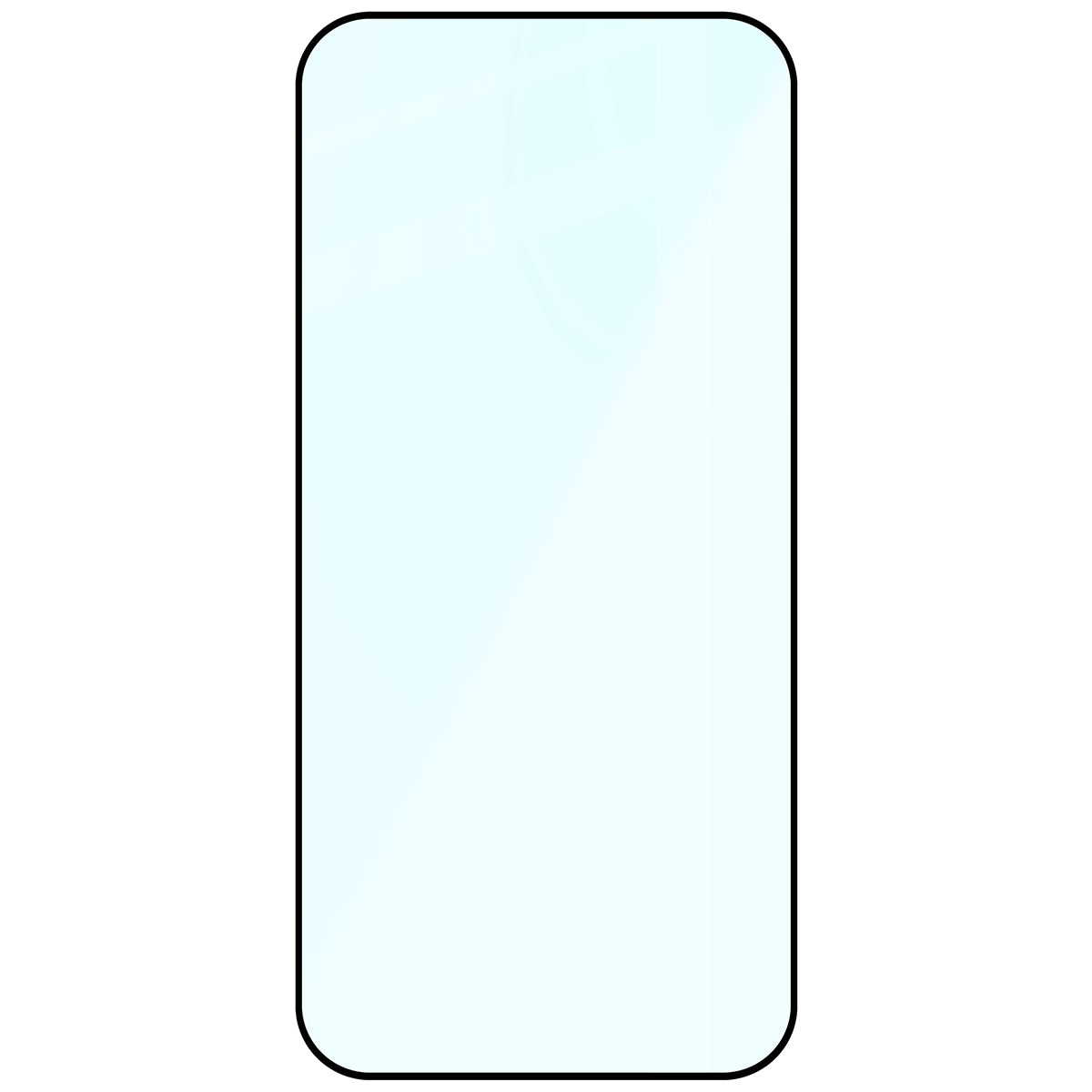 Gehärtetes Glas für Motorola Moto G67 5G / G77 5G / G87 5G, Bizon Glass Edge, Schwarzer Rahmen