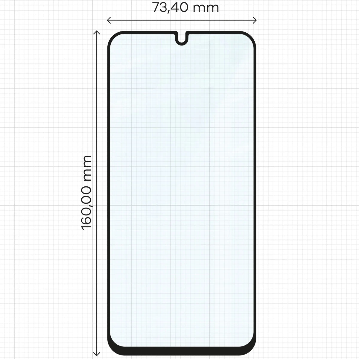 Gehärtetes Glas - 2 Stück + Kameraschutz für Galaxy A16 4G / 5G, Bizon Glass Edge Pack, Schwarz