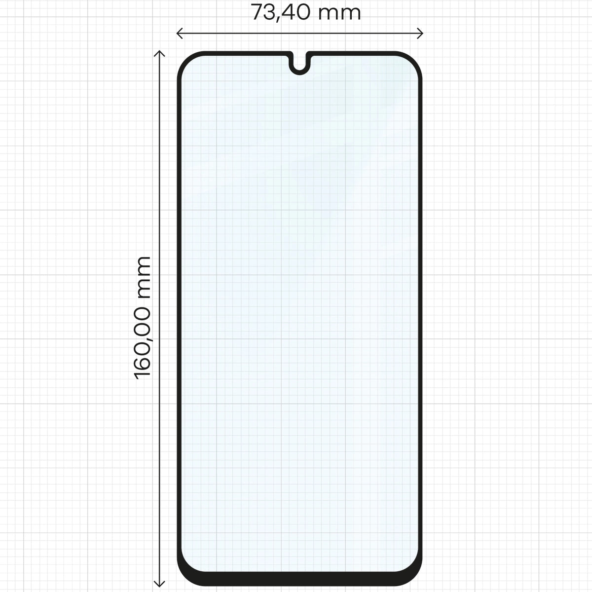 Gehärtetes Glas - 2 Stück + Kameraschutz für Galaxy A26 5G, Bizon Glass Edge Pack, Schwarz