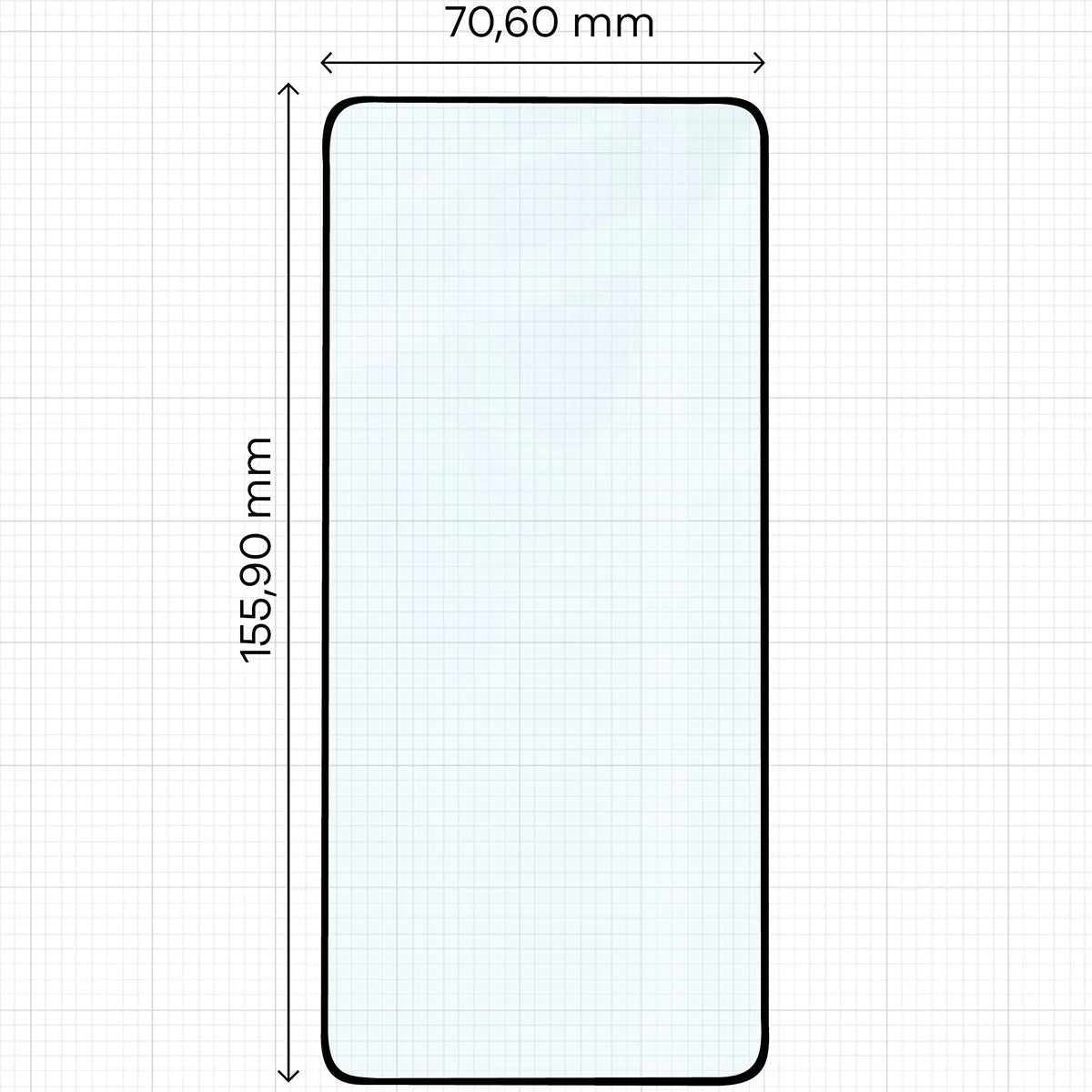 Gehärtetes Glas - 2 Stück + Kameraschutz für Xiaomi 14T Pro, Bizon Glass Edge Pack, Schwarz
