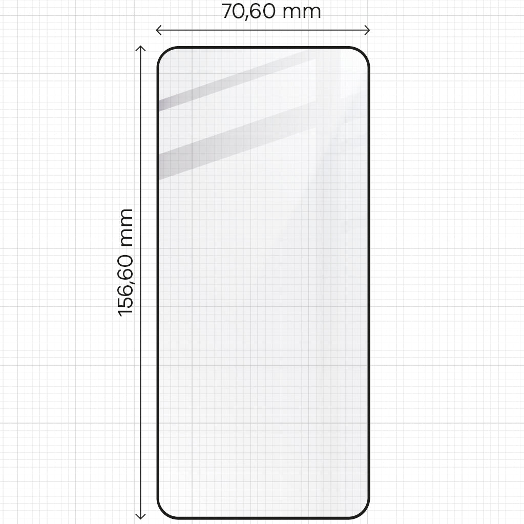 Gehärtetes Glas 2 Stück + Kameraschutz für Xiaomi Poco X6 Pro, Bizon Glass Edge Pack, Schwarz
