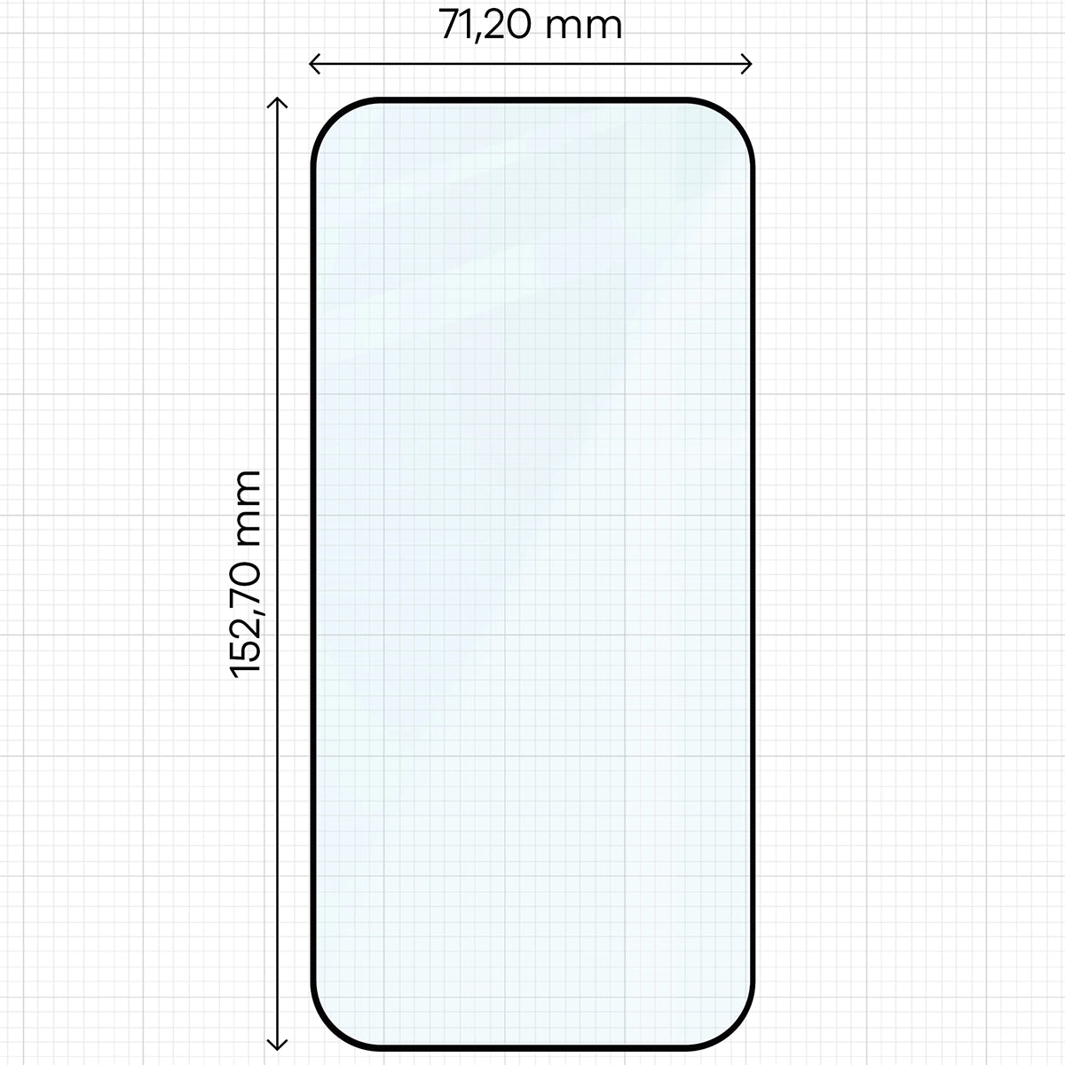 Gehärtetes Glas - 2 Stück + Kameraschutz für Honor 600 5G, Bizon Glass Edge Pack, Schwarz