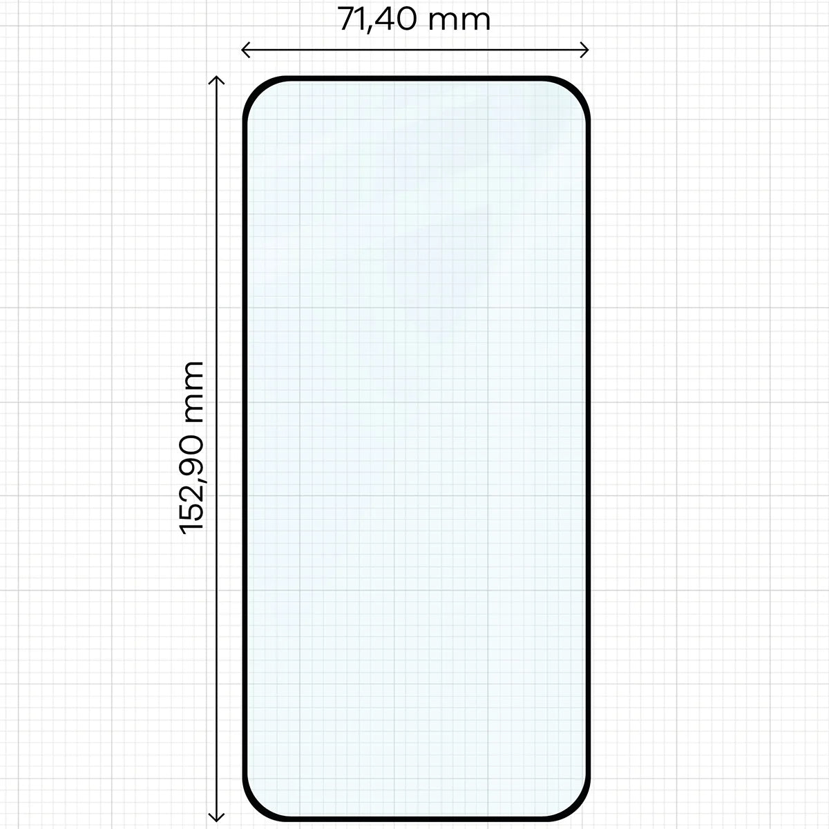 Gehärtetes Glas - 2 Stück + Kameraschutz für Honor 600 Lite 5G, Bizon Glass Edge Pack, Schwarz