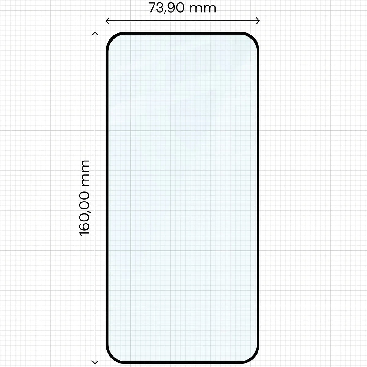 Gehärtetes Glas - 2 Stück + Kameraschutz für Nothing Phone (4a), Bizon Glass Edge Pack, Schwarz