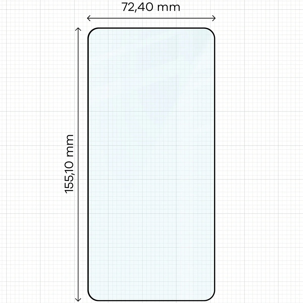 Gehärtetes Glas - 2 Stück + Kameraschutz für Galaxy S26 Plus, Bizon Glass Edge Pack, Schwarz