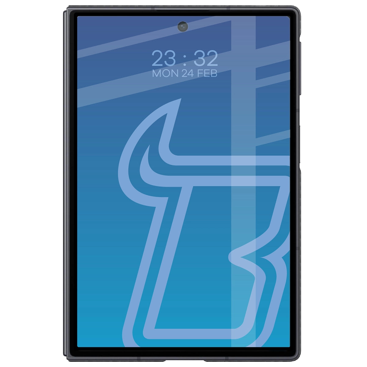 Gehärtetes Glas - 2 Stück + Kameraschutz für Galaxy Z Fold8, Bizon Glass Edge Pack, Schwarz